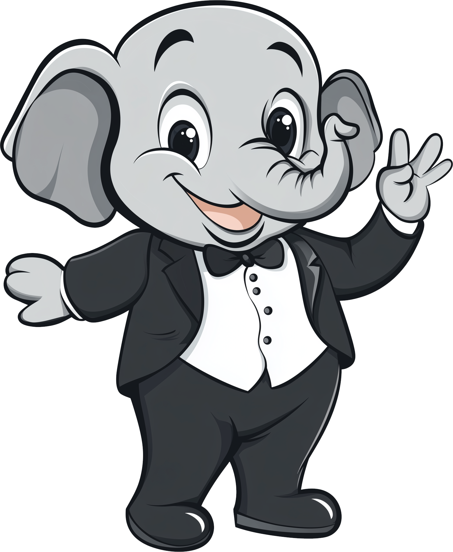 Fondsworth - Friendly Elephant Mascot